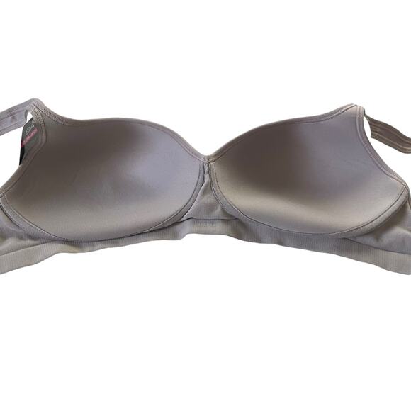 Bali Womens Comfort Revolution Wireless Bra Size 38D Gray Full Coverage DF3463 - Picture 5 of 15